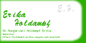 erika holdampf business card